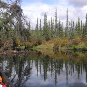 Canoeing the Chisana River.