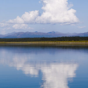 Giant Cumulus Reflected in the Kobuk