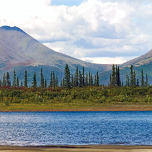 Jade Mountains as seen from Onion Portage.