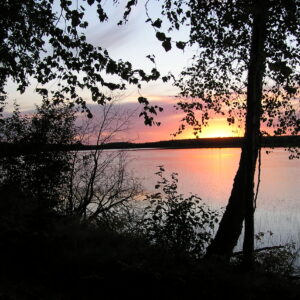 Sunset on Alaska's Kenai peninsula.