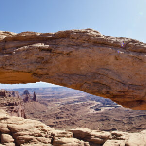 Mesa Arch in Canyonlands National Park, Utah.