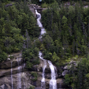 Pitchfork Falls, along the White Pass to Skagway.
